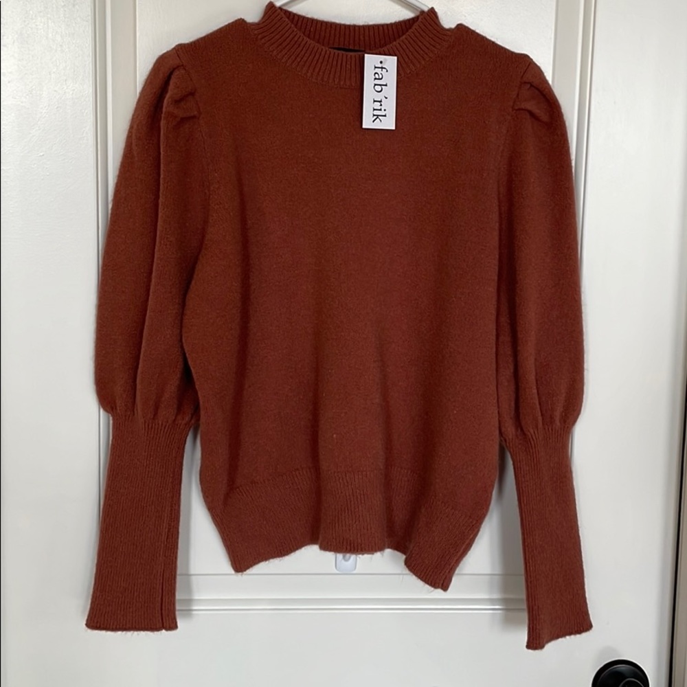 Fab’rik Bishop-Sleeve Sweater